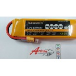 BATERIA LIPO 3S 11.1V 5000MAH 35C / 70C COM PLUG XT60 TCBWORTH TCB3570C